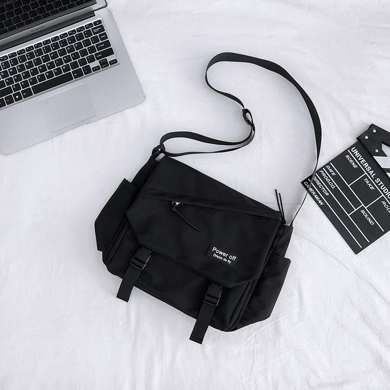 

German Men s Messenger Bag Fashion Brand Ins Cargo Style Casual Men s Bag Large Capacity Shoulder Bag Personality Messenger Bag Fashion Black