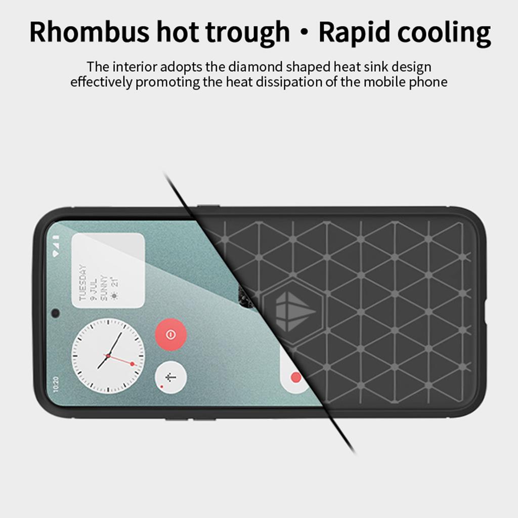 MOFI JK TPU Series-1 For Nothing CMF Phone 1 TPU Case Carbon Fiber Texture Phone Cover