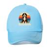 Vintage Bernedoodle Sunset Stripe Po Mesh Baseball Cap For Womens Unisex FeUnisex Beach Dad Hat Hip Hop
