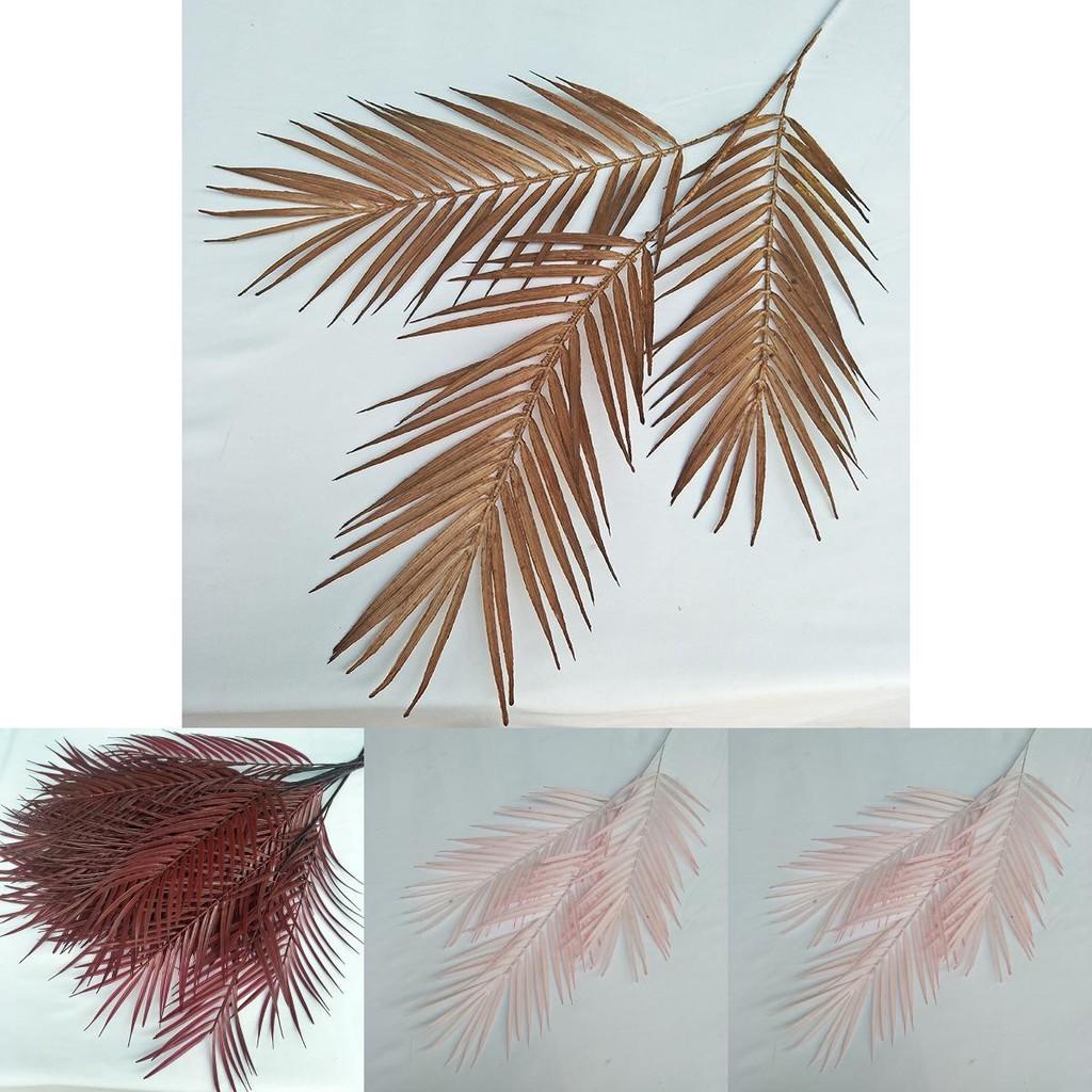 Artificial Fern Leaves Plastic Three Pronged Greenery For Wedding Dcor Photography Props Home Styling