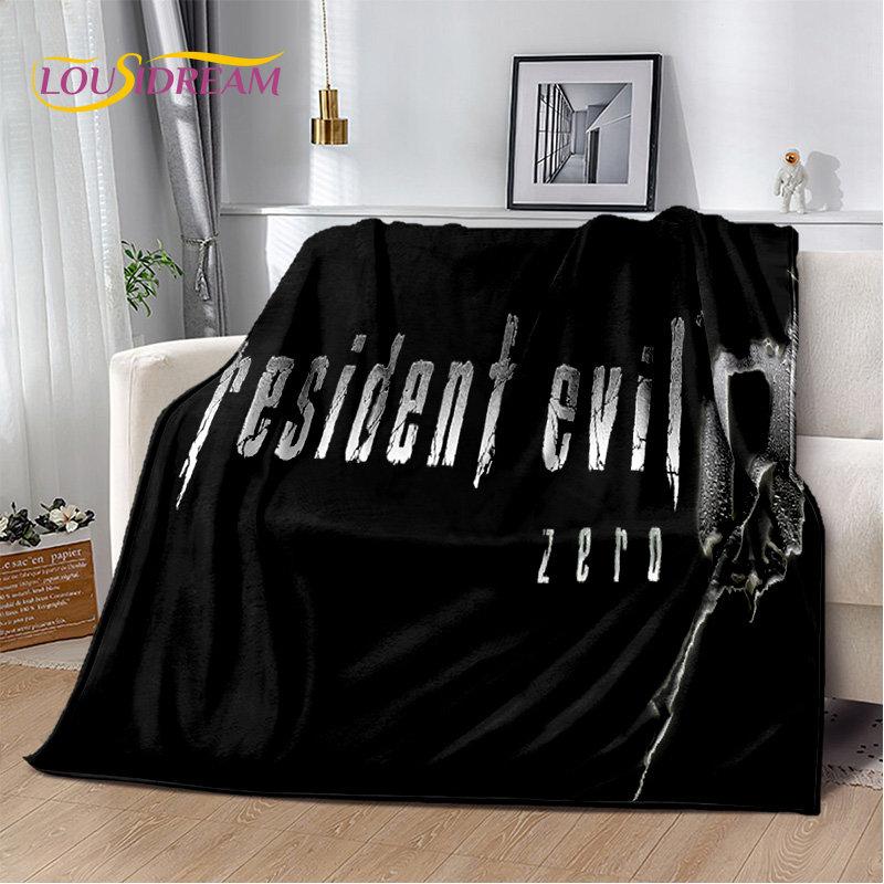 R-Resident Evil Game Gamer Soft Plush Blanket,Flannel Blanket Throw Blanket for Living Room Bedroom Bed Sofa Picnic Office Cover