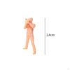 1/64 Figures Realistic Mini People Model Unpainted for Train