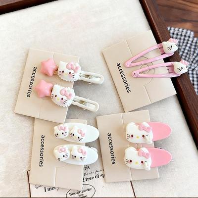 Chubby KT Star Wave Cute Cartoon Girly Hair Clip