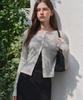 Musinsa Standard Woman Women'S Linen-Like Sheer Jersey Cardigan [Light Warm Grey]