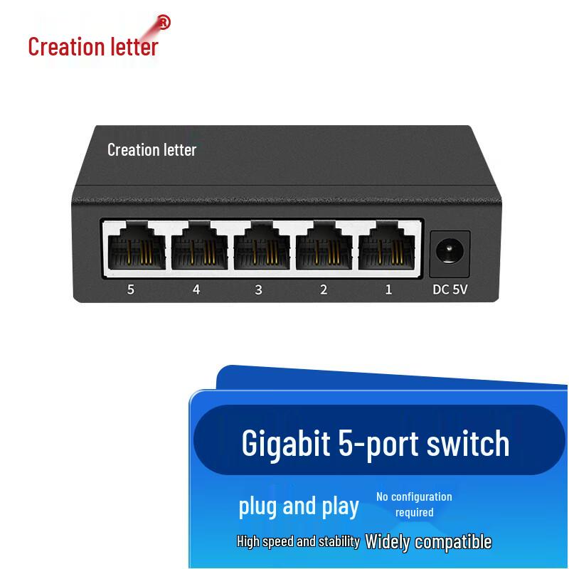 

5-Port 100Mbps Unmanaged Fast Ethernet Switch