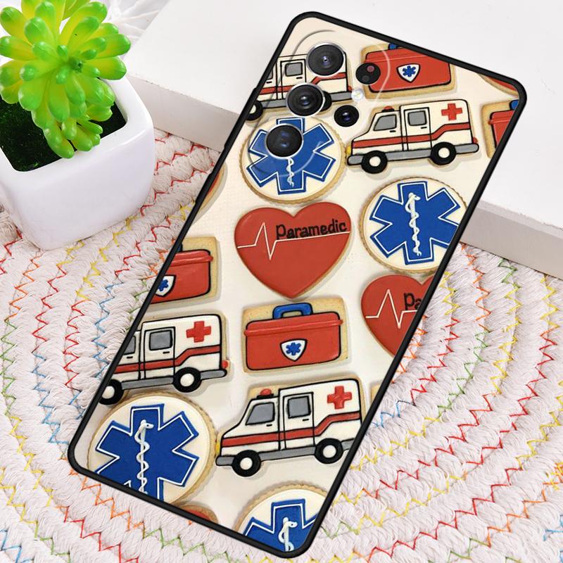 Emergency Medical Star of Life Phone Case for Samsung Galaxy note 10 pro S26 Ultra S23 S24 FE S25 S21 S22 PLUS shockproof Cove