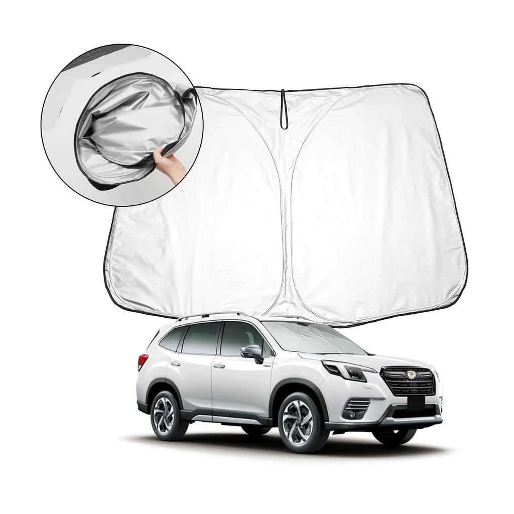 BIXUAN Subaru Forester SK Sunshade for Genuine Vehicles, High Heat Insulation, For Front Windshields,