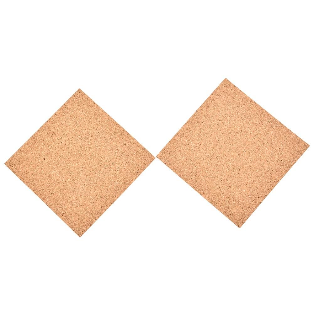 For Home Cork Mat Mat Self-adhesive Sheet Square Backing