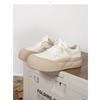 Lace-up bread little white shoes women's Korean version comfortable sports fluffy muffin thick sole ugly cute soft sole heightening big head sho
