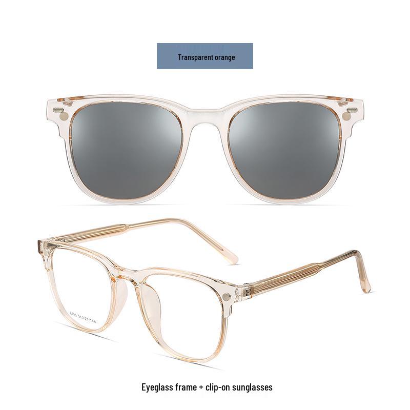 2024 Polarized Clip-On Myopia Sunglasses: Portable Dual-Use Flip-Up Design