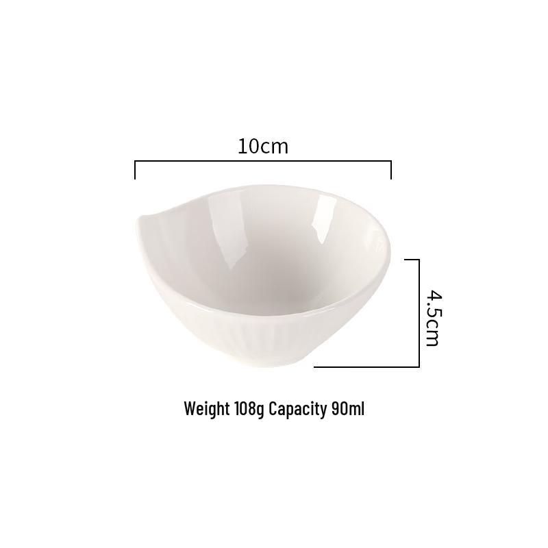 Abay Ceramic Snack and Dessert Bowl Set