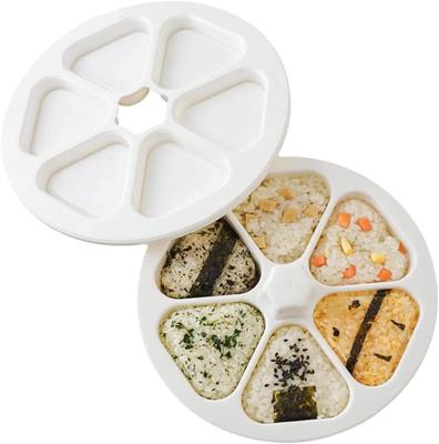 Fujipacks Hanbai Made In A Rice Ball Mold That Makes 6 Rice Balls At Ball White - Japan! Once "Onigiri Sennin" (Rice Master) -