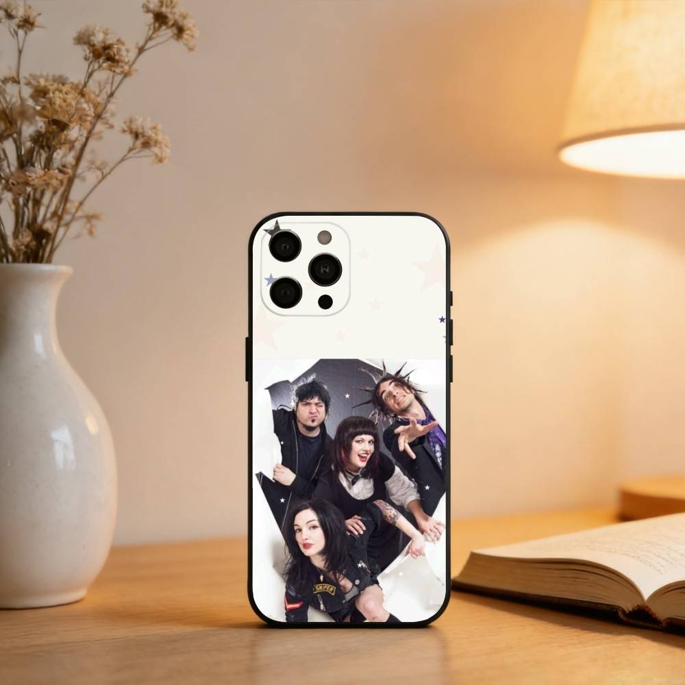 M-Mindless Self Indulgence Phone Case For iPhone 17,16,15,14,13,12,11 Plus,Pro Max,XS,Soft Silicone Black Cover