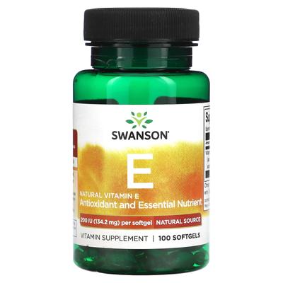 Natural Vitamin E, 134.2Mg, 100 Softgels