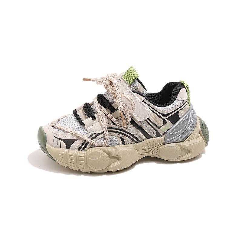 

Children s dad shoes 2025 spring and autumn new boys shoes breathable sports shoes girls running shoes non-slip 30