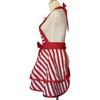 Aprons for Women Retro Vintage, Cooking Kitchen Apron Plus Size with Pocket Red