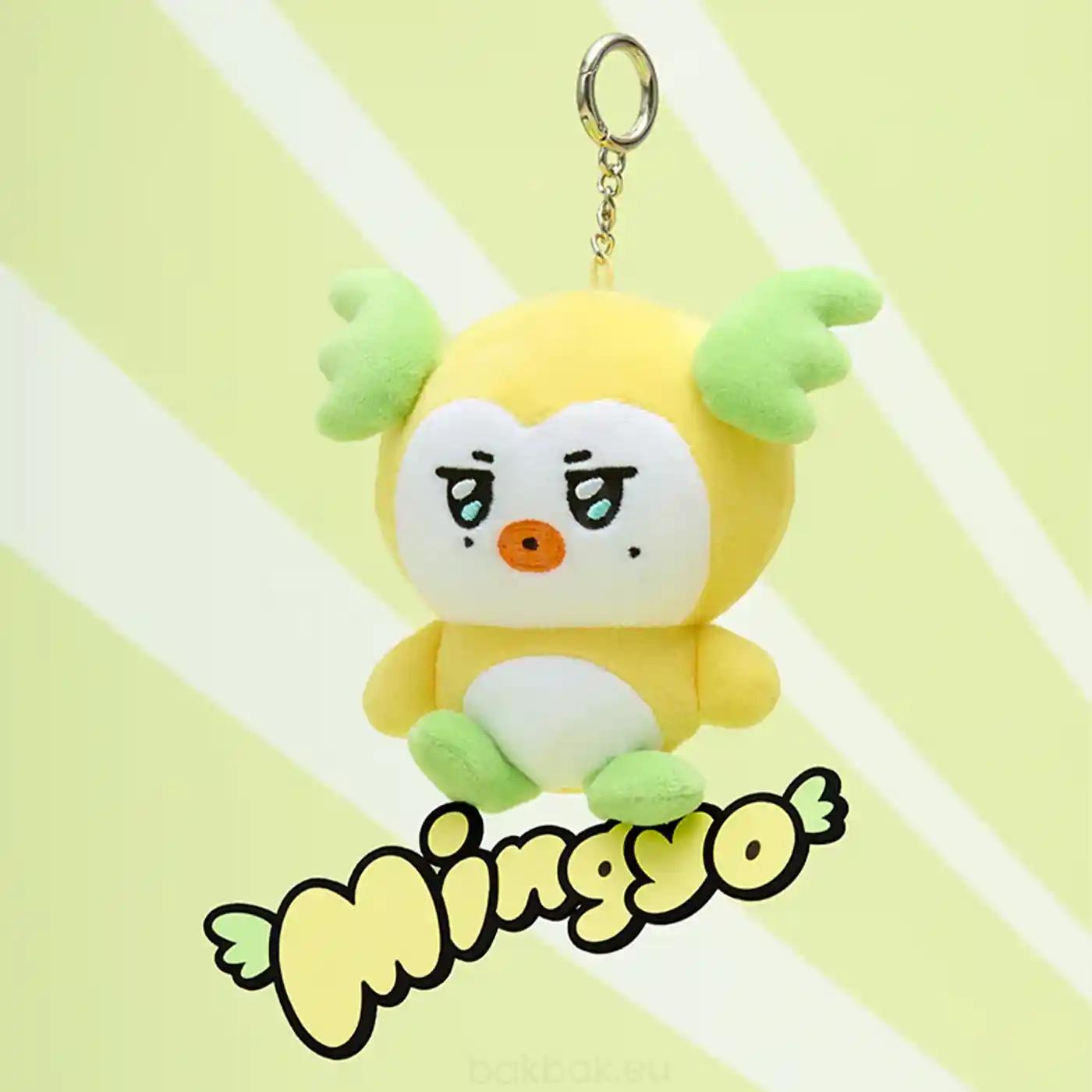 

(Попереднє замовлення)ATEEZ MIGHTEEZ x Line Friends Квадратний Офіційний Мерч - Плюшевий Брелок Mingi