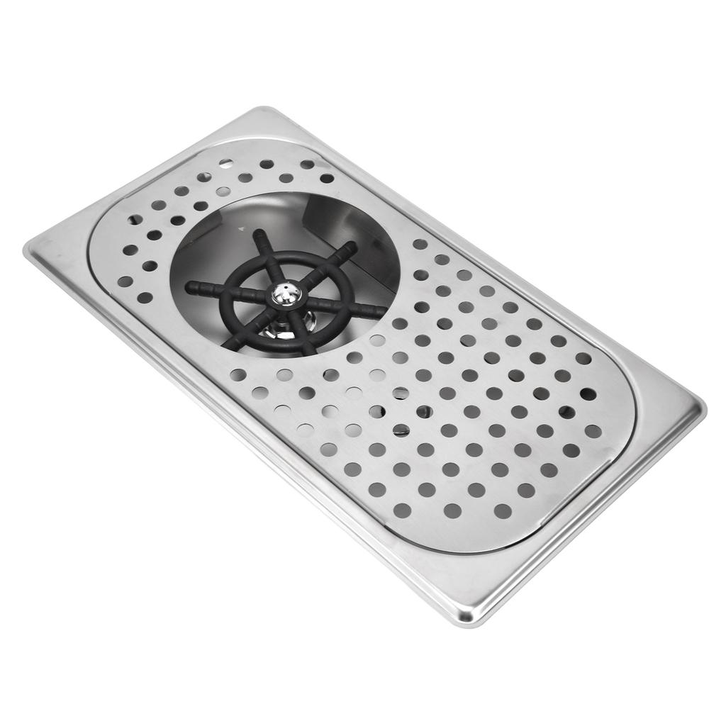 Automatyczny spłukiwacz do kubków Szybkie płukanie G1/2 Stal nierdzewna Płukacz do dzbanków dla Hotelu Kawiarni DomuFC‑12‑1