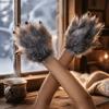 Hairy Werewolf Paw Mitten Fluffy Texture Wolf Hat with Ears Wolf Paw Cosplay Set  Carnival Party