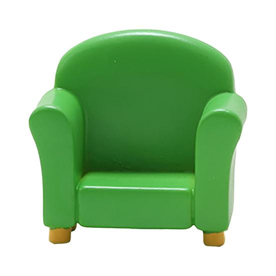 Тонкая работа, многоразовый красивый износостойкий мини-диван ручной работы, магнит на холодильник, наклейка зелёный