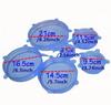 Silicone Fresh-Keeping Lid Multifunctional Bowl Lid Silicone Lid 6-Piece Set Plastic Wrap