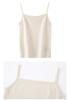 Le Kasha Women's Pure Cashmere Soft Sleeveless Camisole with Double Straps - Solid Autumn/Winter Wear