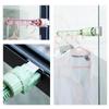 Folding Wall Mount Clothes Hanger Wall Mounted 5-Hole Hanger Punch-Free Bathroom Space Saving Clothes Hangers 5-Hole Drying Rack