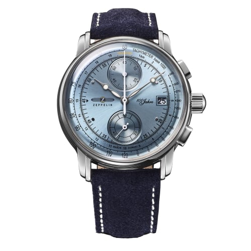 

ZEPPELIN 100 Years Quartz Chronograph Watch, Water Resistant for Everyday Use, Men s 86704