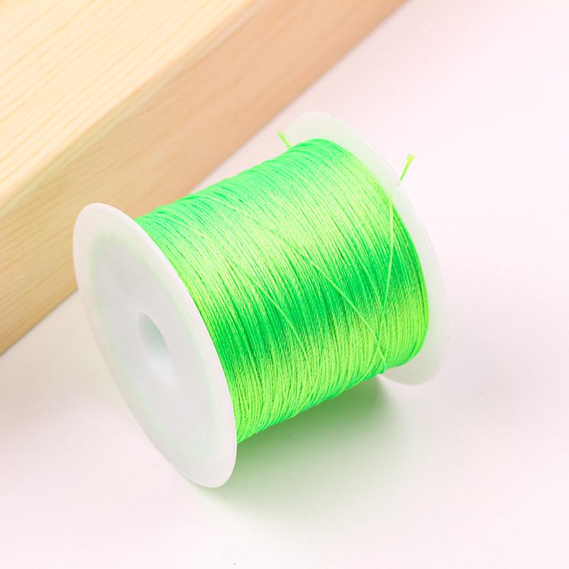 Boting Feines Nylon Eisseide Quastenfaden für Handgemachte Stickerei