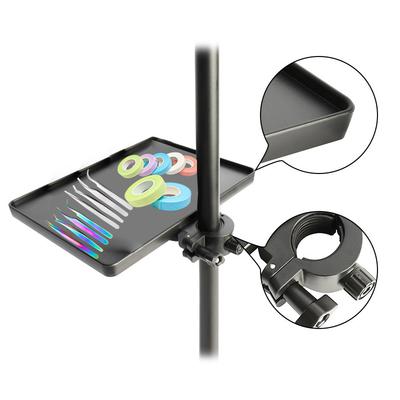 1 Pz Materiale ABS Porta Vassoio Ciglia Fissabile Alla Luce Anulare Moon Light Accessorio Organizer per Estensioni Ciglia Strumenti per Ciglia