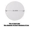 Round Acrylic Cake Discs Topper Reusable Boards Disk Base For Cakes Trimming Decorating Supplies Bakeware Accessories 2Pcs