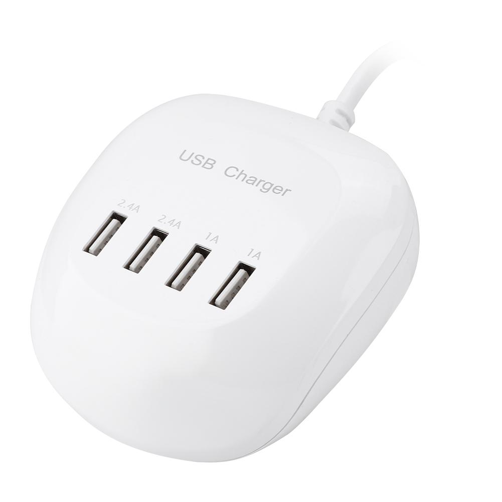 

Настольное многопортовое быстрое настенное зарядное устройство USB, адаптер питания EU Plug