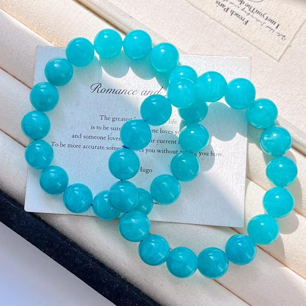 12-13Mm Natural Large Particle Tianhe Stone Bracelet Bracelet.