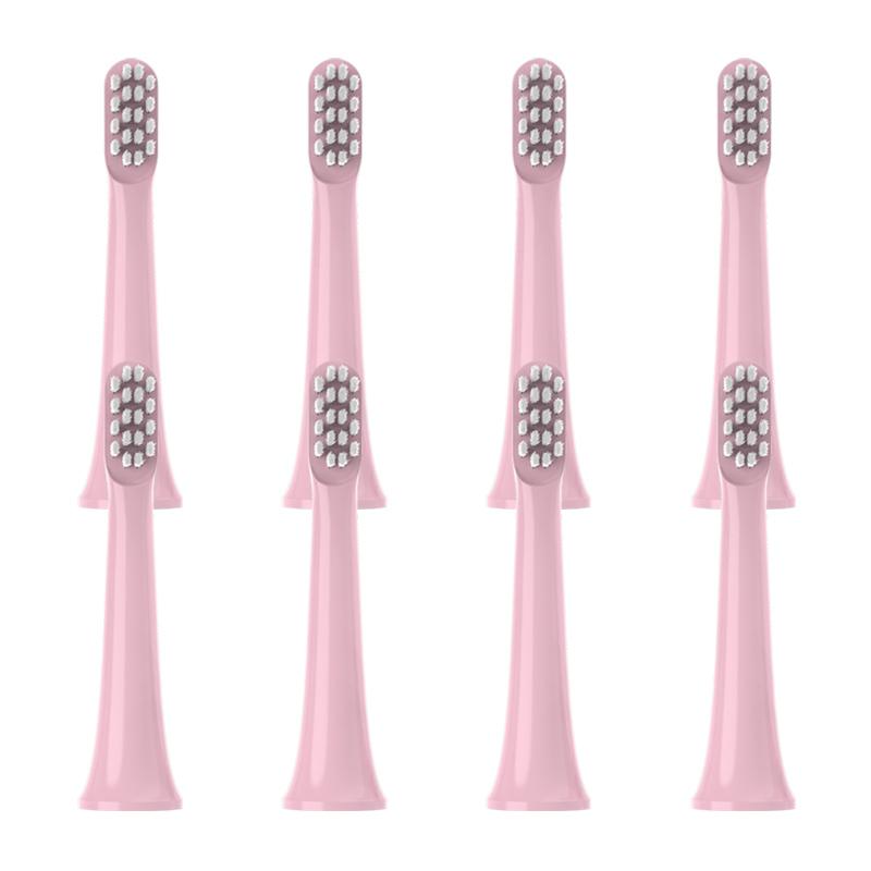 8pcs For XIAOMI MIJIA T100 Replacement Brush Heads Sonic Electric Toothbrush Vacuum DuPont Soft Bristle Suitable Nozzles