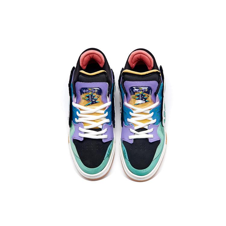 Steven Harrington X Li Ning Wave PRO Textile, Synthetic Leather Abrasion Resistant Breathable Low Top AECR053-1