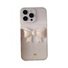 Wind Epoxy Transparent Bow Mobile Phone Case for Iphone16Promax Women's 15 Apple 17