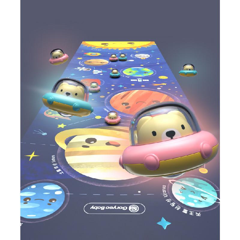 Weltraum-Hockey Eisbahn Spielzeug für Kleinkinder Pädagogisches Kunststoffmaterial Kinder Für