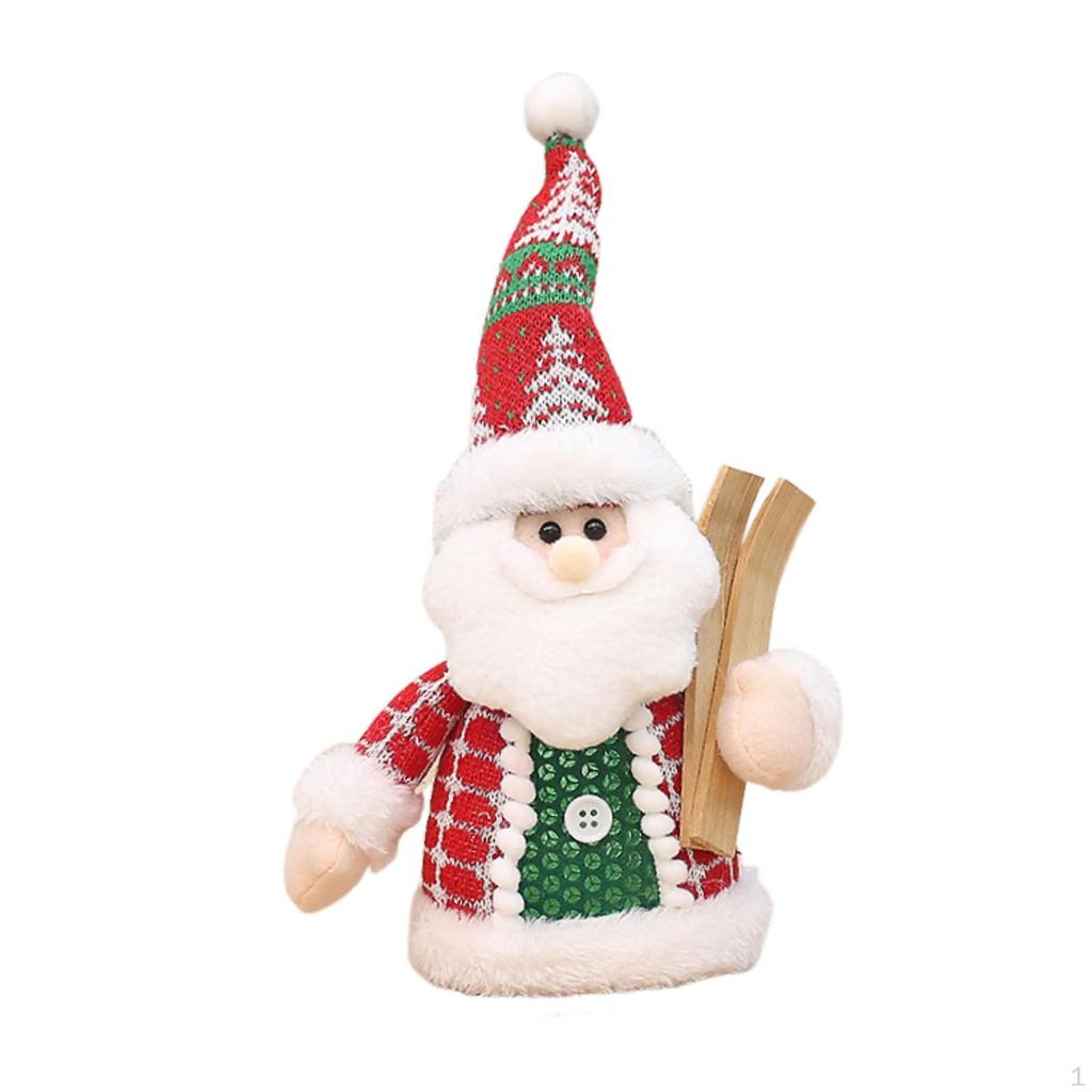 Weihnachtsfigur Gemütliche Heimdekoration Tischornament für Arbeitsplatte Feiertag Wohnheim