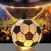 5 Pièces 20CM Lanternes en Papier Thème Football Sportif Ornement Suspendu de Cour de Football Fond pour Anniversaire d'Enfant Mariage Fête Déco