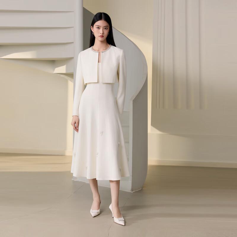 

ELLASSAY Women s Draped Luster Two-Piece Dress L