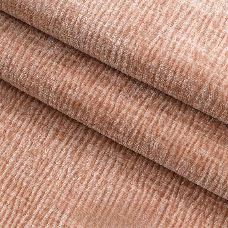 Thickened Plain Chenille Fabric Jacquard for Sewing Curtains Sofacovers Sewing Striped Pattern Textile Skin-friendly Textured