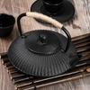 Iron Teapot, Nanbu Ironware, Induction Cooktop Compatible, Iron Teapot with Strainer, Stylish Iron Supplement, Teapot, Traditional Craft, Gift for Hom