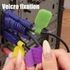 5-50Pcs Nylon Charging Data Cable Labels Strap Hook Loop Writable Wire Label For Electrical Line Organize Cord Office Cable Winder