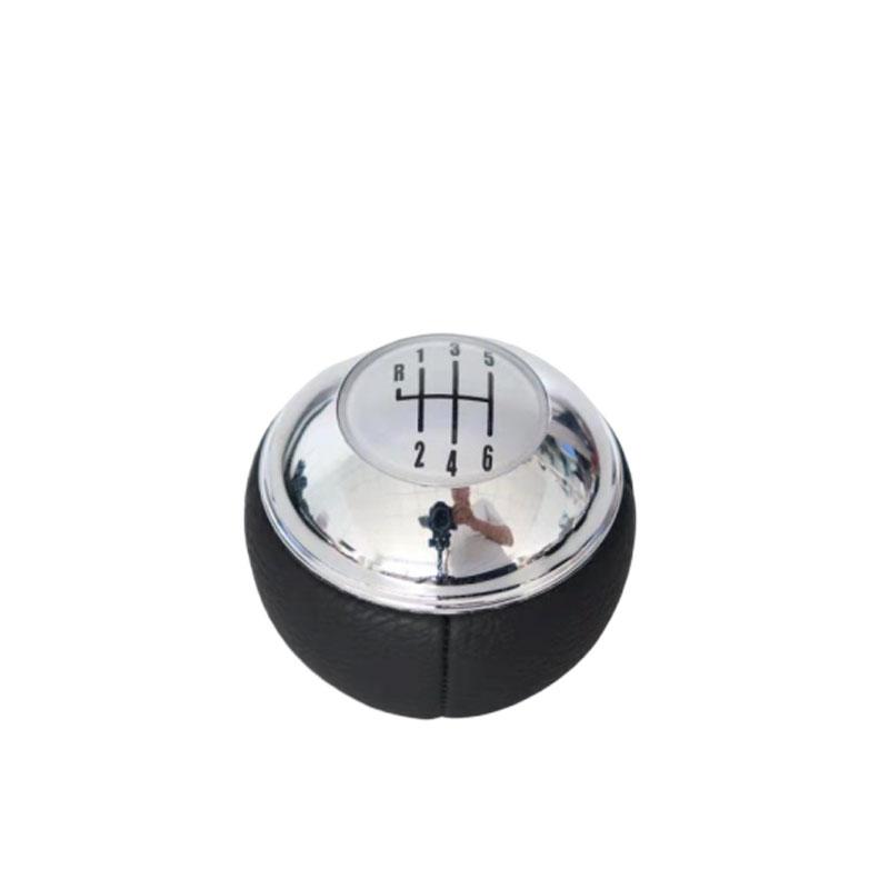 Manuelles 5-Gang 6-Gang Schaltknauf Schalthebel Leder Chrom Für MINI R50 R52 R53 Cooper 2001-2008 25117542272 7540842 7542272