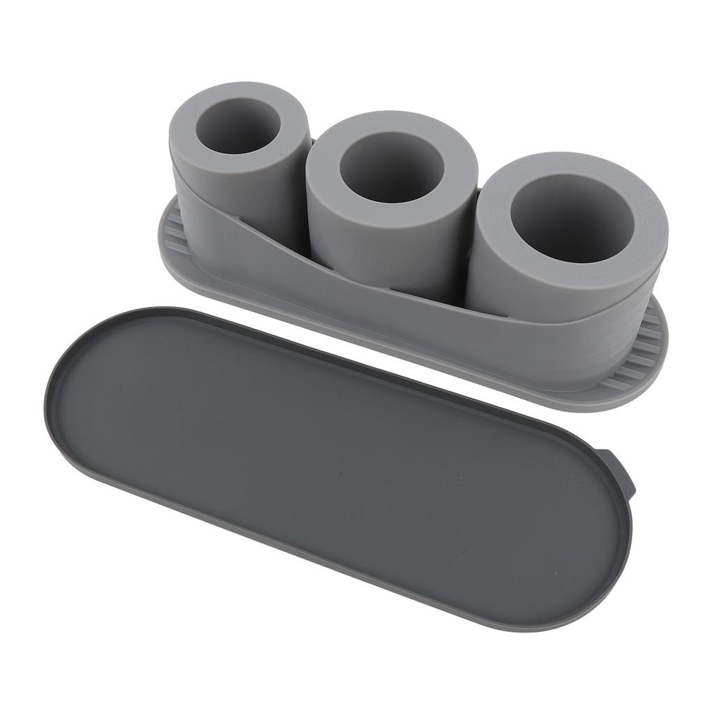 Hollow Cylinder Ice Cube Tray Quick Release Silicone High Low Temperature Resistant with Lid 3 Hollow Cylinder Ice Cube