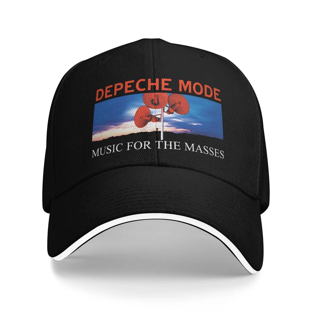 Depeche Mode Music For The Masses Baseballkappe Vintage Trucker-Hut Sommer Partner Damen Outdoor Fitnessstudio Snapback-Kappe