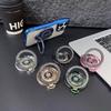 Korean Cute Electroplating Gyroscope Mobile Phone Grip Finger Ring Bracket Stand Holder For All Phone Iphone Huawei Xiaomi Case