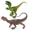 English Detail Map Dinosaur World Figure Model Toy Fizilong Velociraptor Jaw Movable