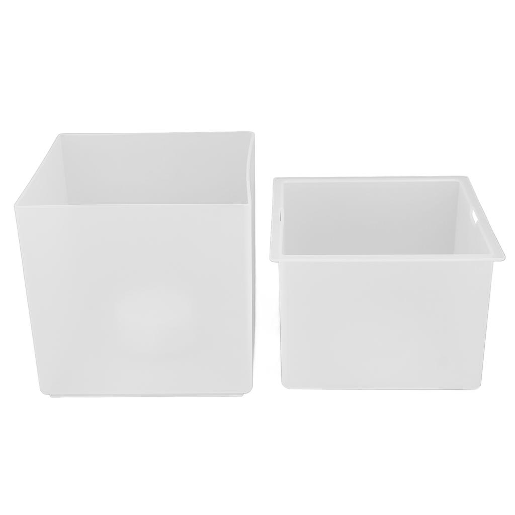 LED Ice Bucket 3.5L Large Capacity IP65 Water Proof Square 2 Layer for Champagne Drinks Beer KTV Par