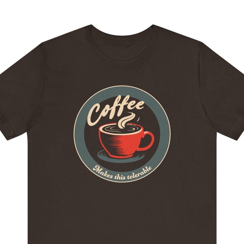 Coffee Lover's Unisex Tee, Funny Coffee T-Shirt, Gift for Coffee Addicts, Casual Coffee Shirt, Unique Coffee Lover Gift - Sardonic wit